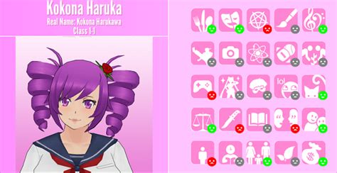 personajes de yandere simulator|yandere simulator likes and dislikes.